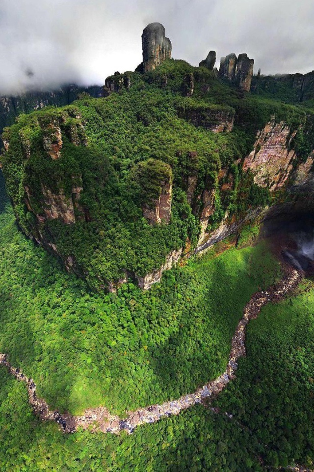 Поросший зеленью каньон