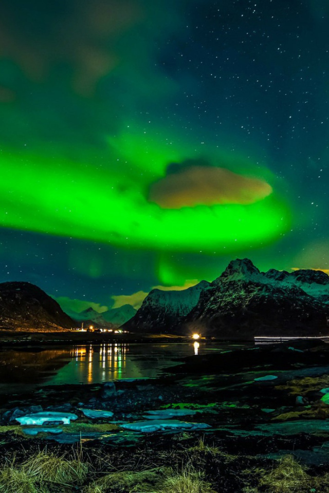 Фантастическое северное сияние