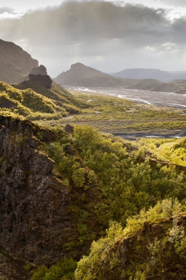Узкие реки на плоскогорье