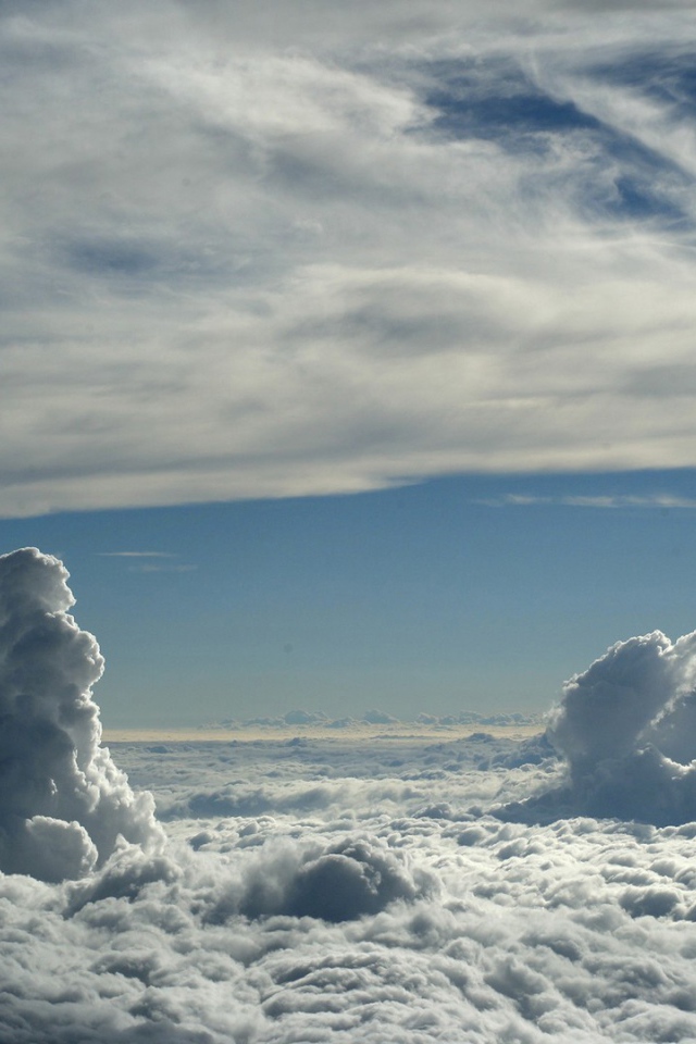 Фото облаков сверху