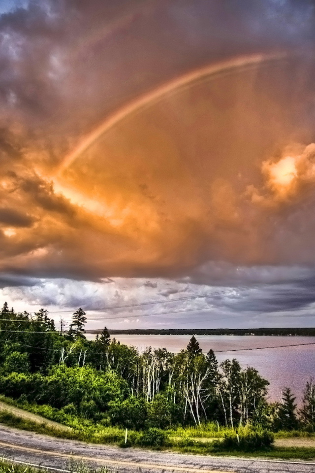 Радуга в облаках