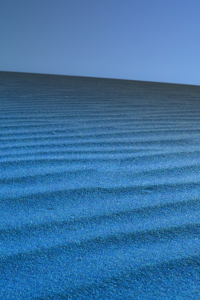 Голубой песок пустыни