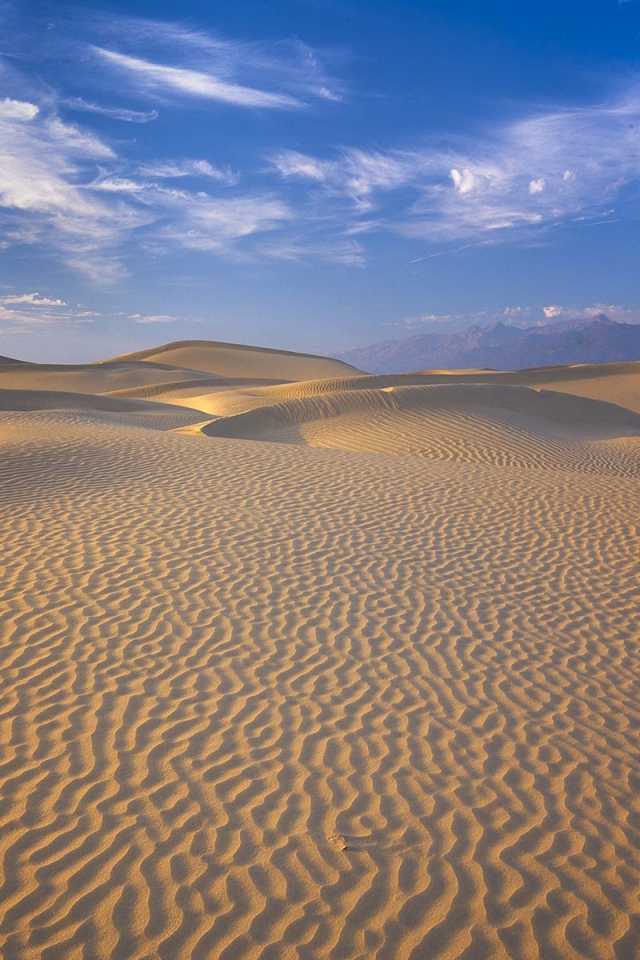 Рябь песка в Долине смерти