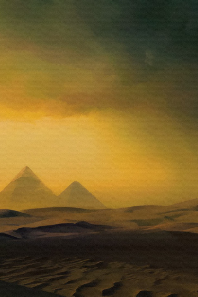 Песчаная буря в Египте