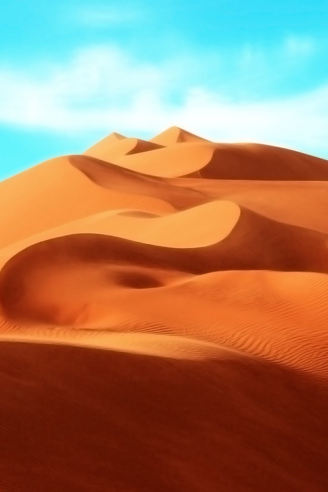 Змейка бархана из песка