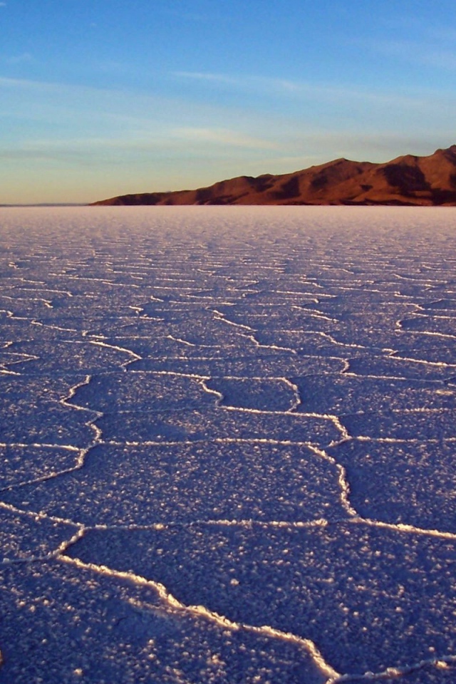 Белая солончаковая пустыня