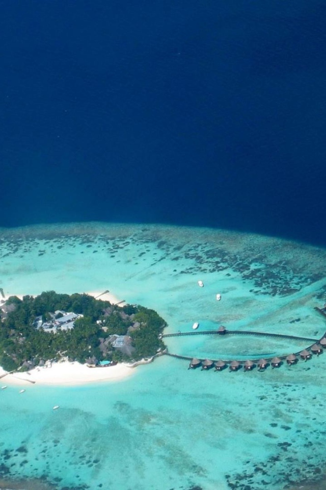 Остров в Полинезии, мелководье