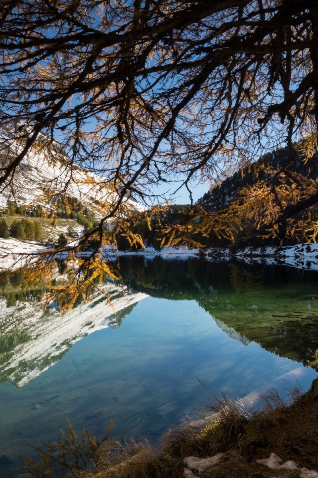 Поздняя осень в горах
