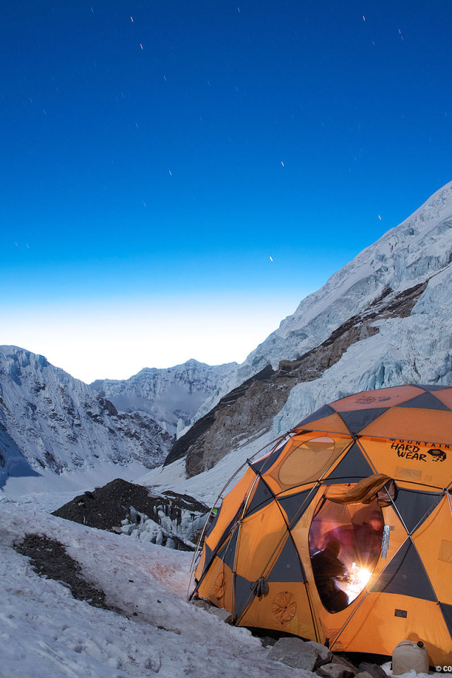 Палатка в горах