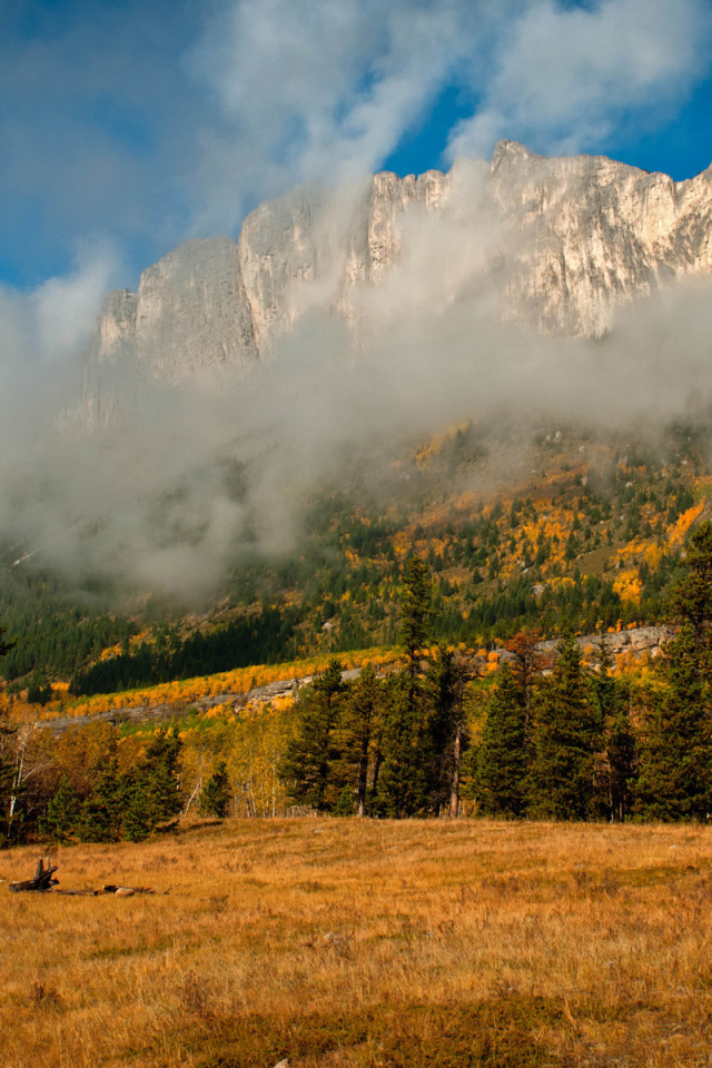 Облачный день в горах
