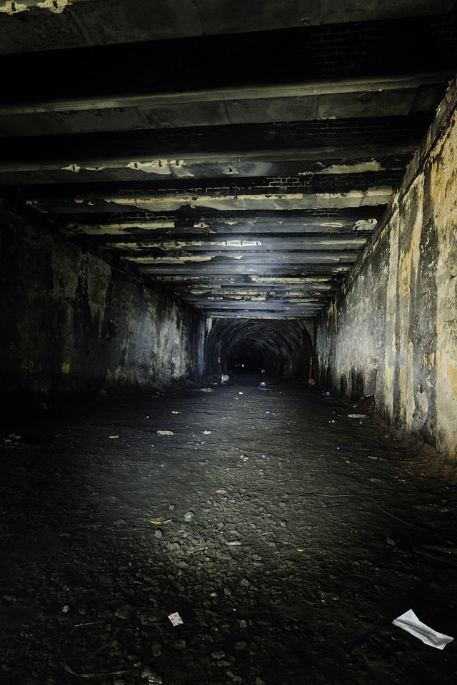 Угольная выработка в шахте