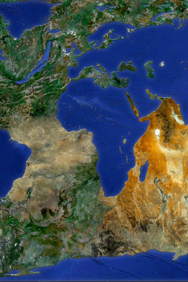 Суша и океаны поменялись местами