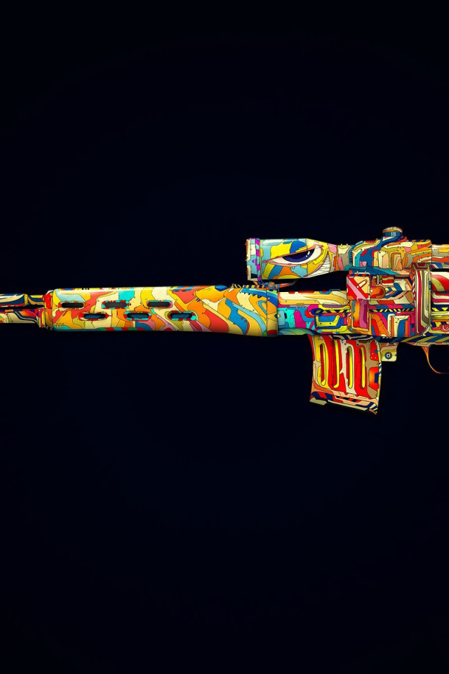 Стильная снайперская винтовка