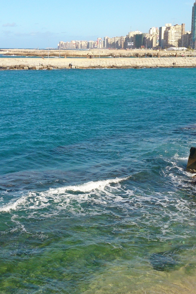 Морское побережье в Египте