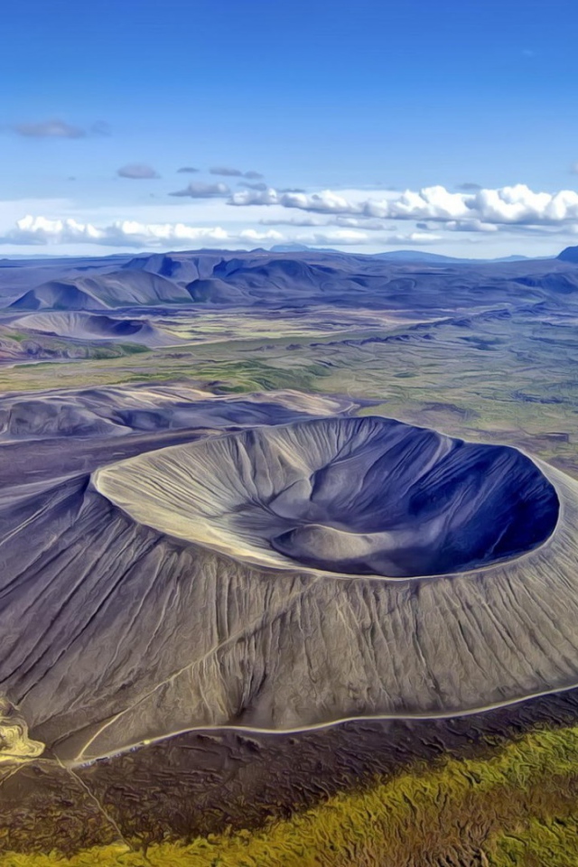 Жерло старого спящего вулкана