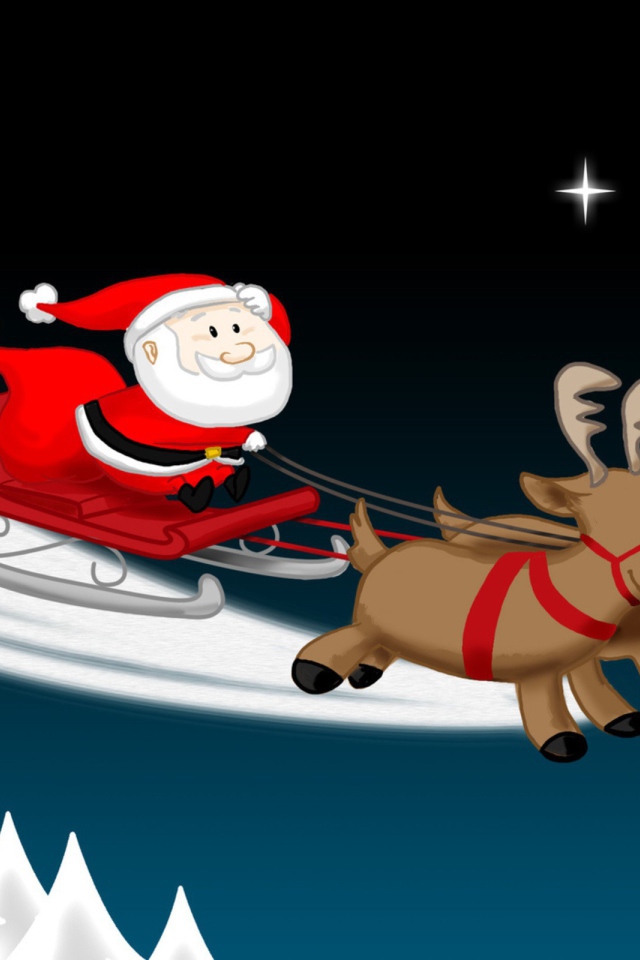 Дед Мороз спешит к нам в гости