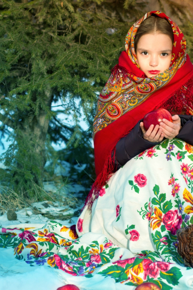 Юная русская красавица