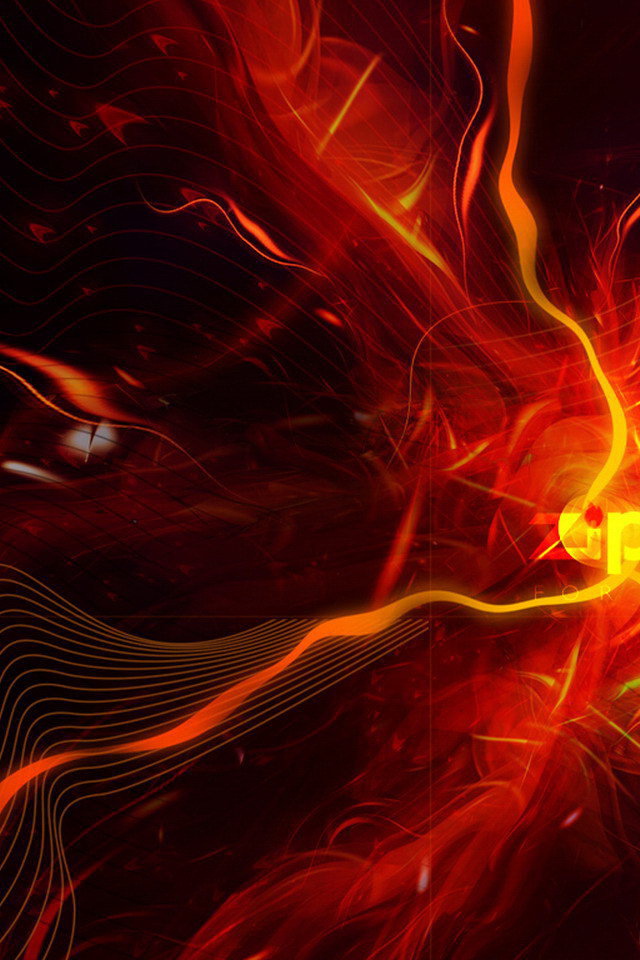 Брызги красного света