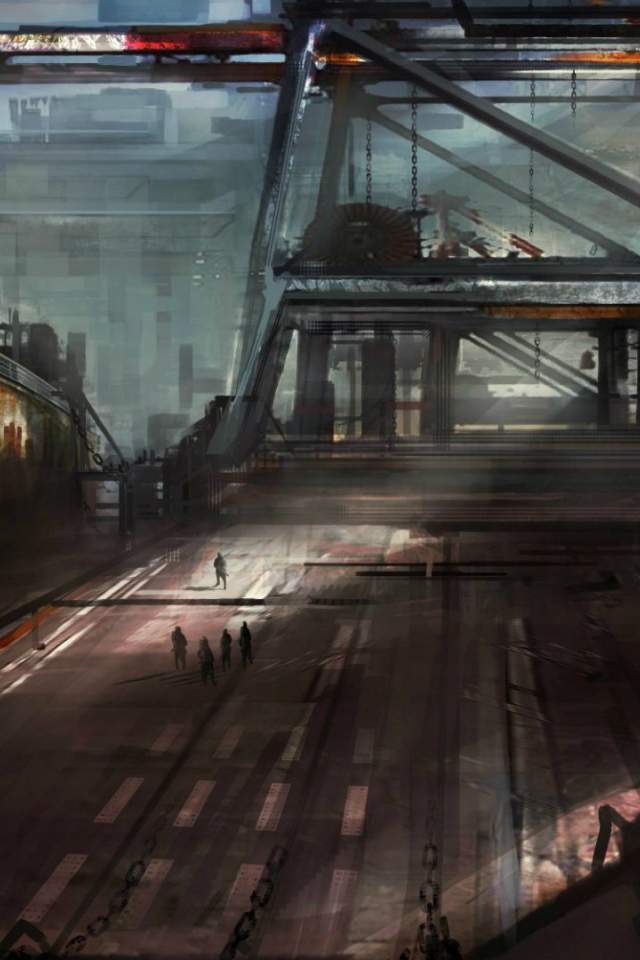 Старый корабль в ремонтном доке