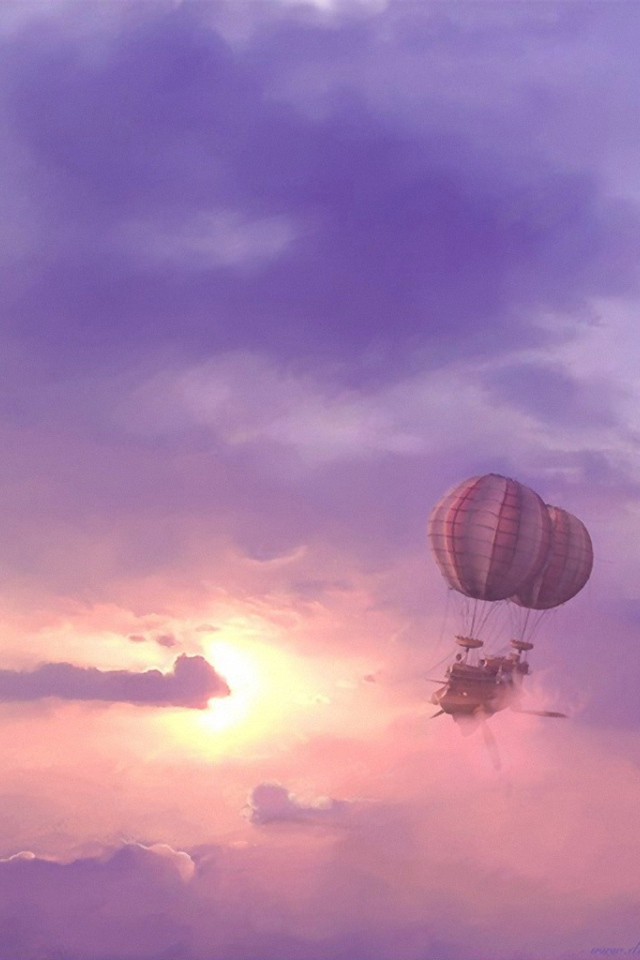 Корабль на воздушных шарах