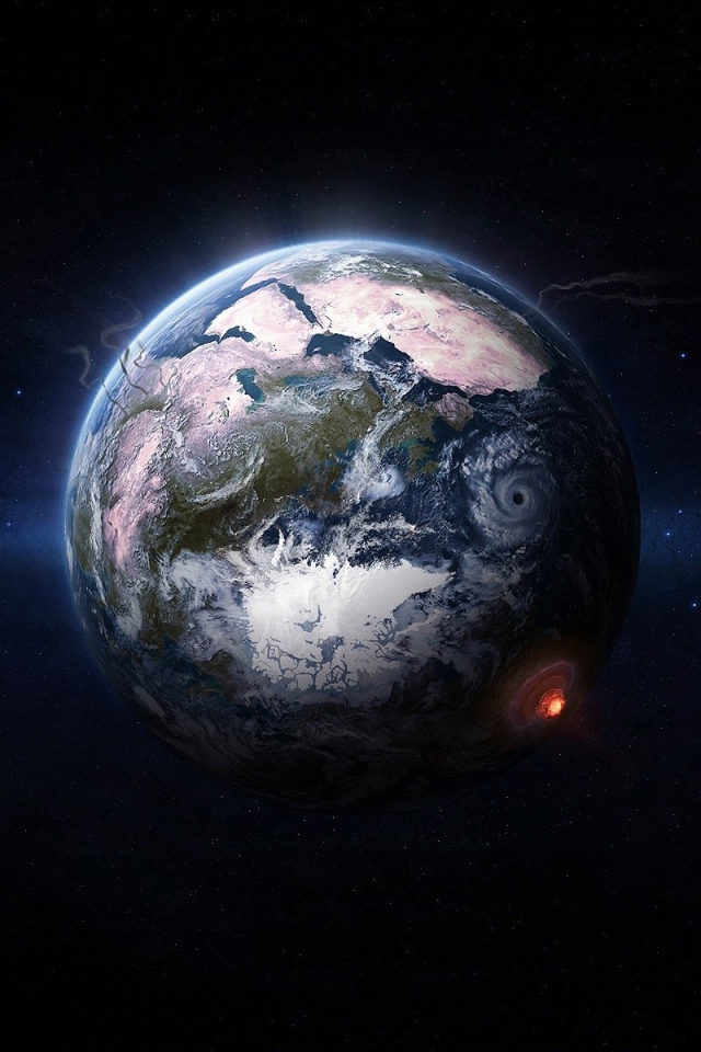 Большой взрыв на поверхности Земли