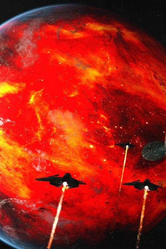 Звезда смерти атакует планетную систему