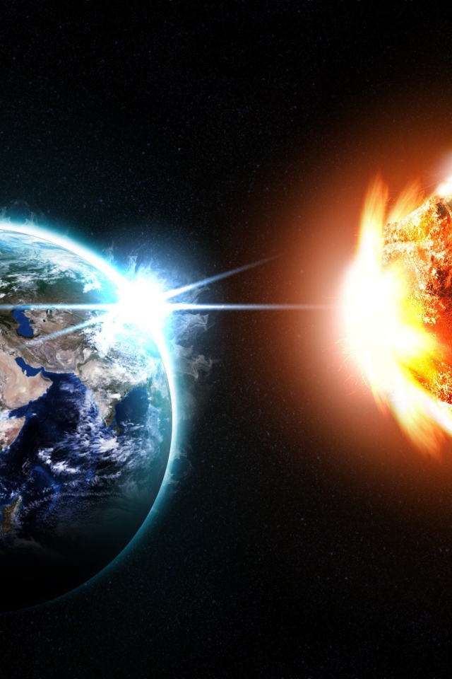 Огненный астероид приближается к Земле