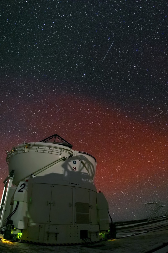 Метеор над обсерваторией