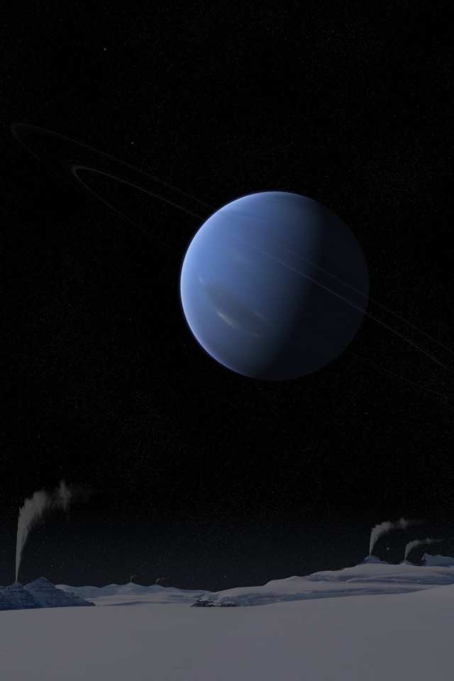 Фото Нептуна со спутника