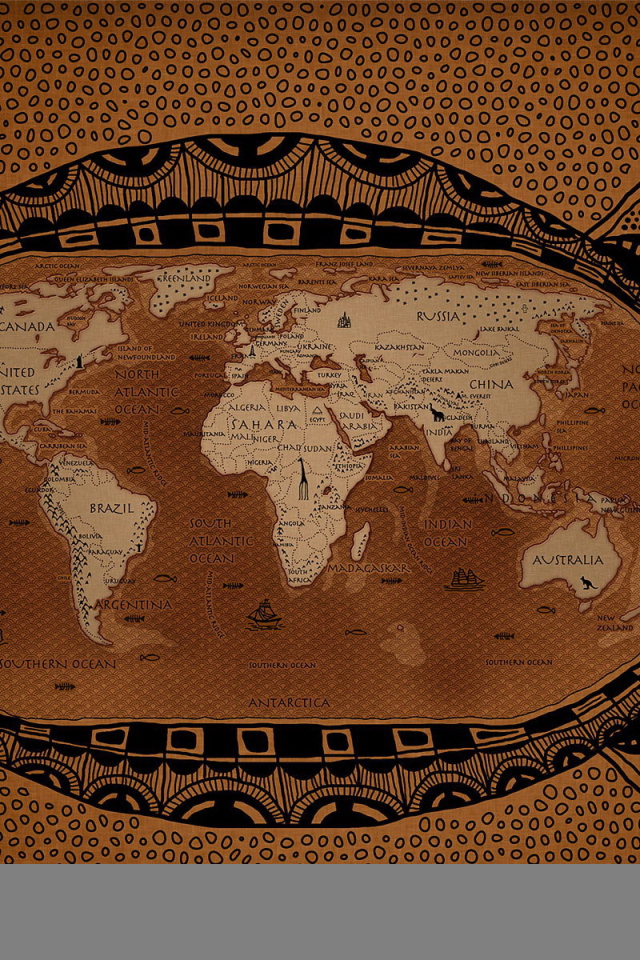 Планета Земля на черепахе