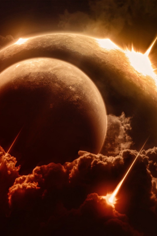 Планеты в облаке комет и метеоров