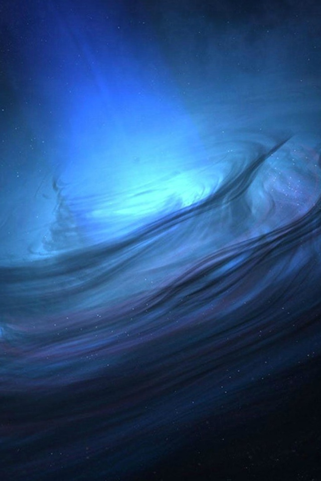 Плазменная воронка в космосе