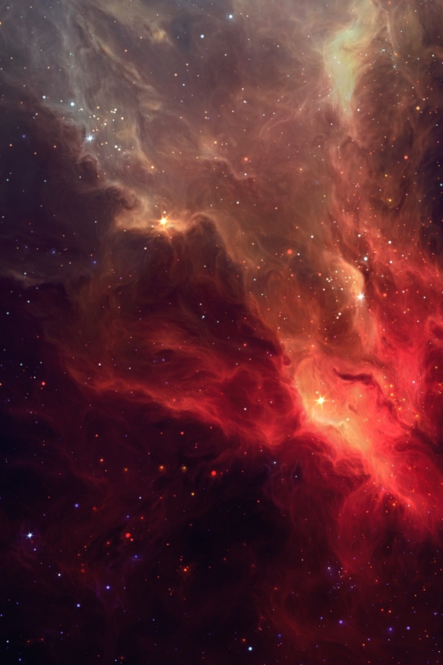 Красная звездная туманность