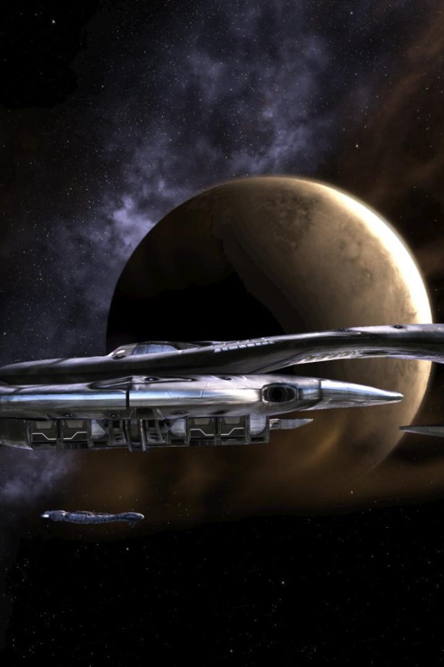 Исследовательский корабль на краю галактики