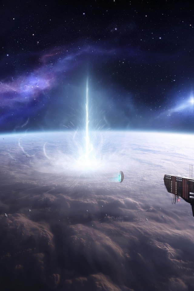 Корабли улетают с гибнущей планеты