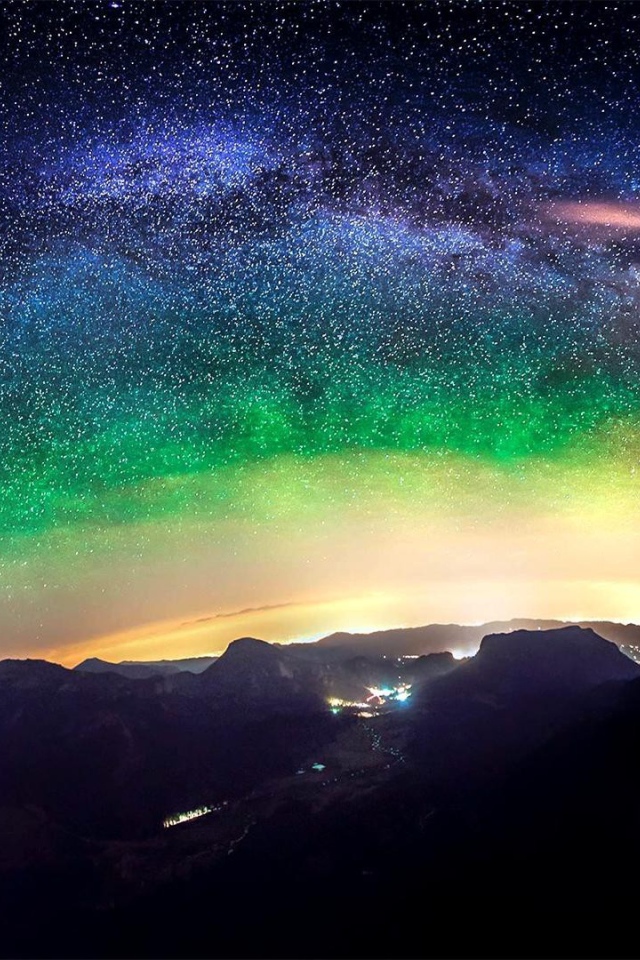 Звездная ночь в горах