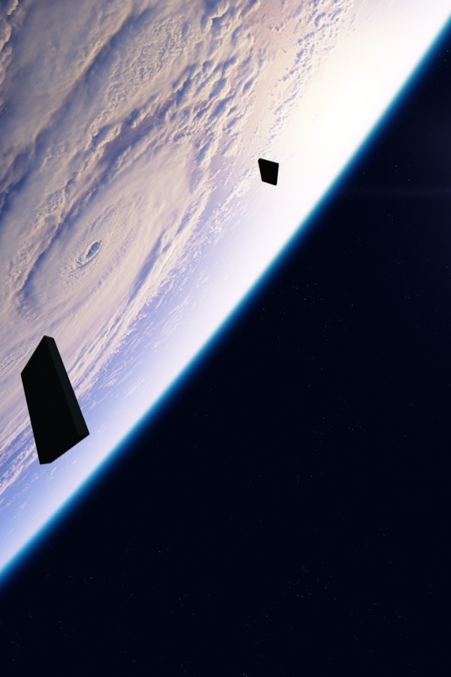 Циклон в атмосфере планеты