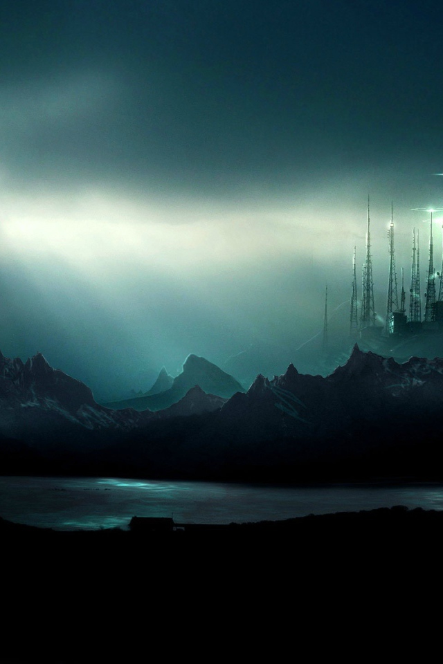 Мир инопланетной цивилизации