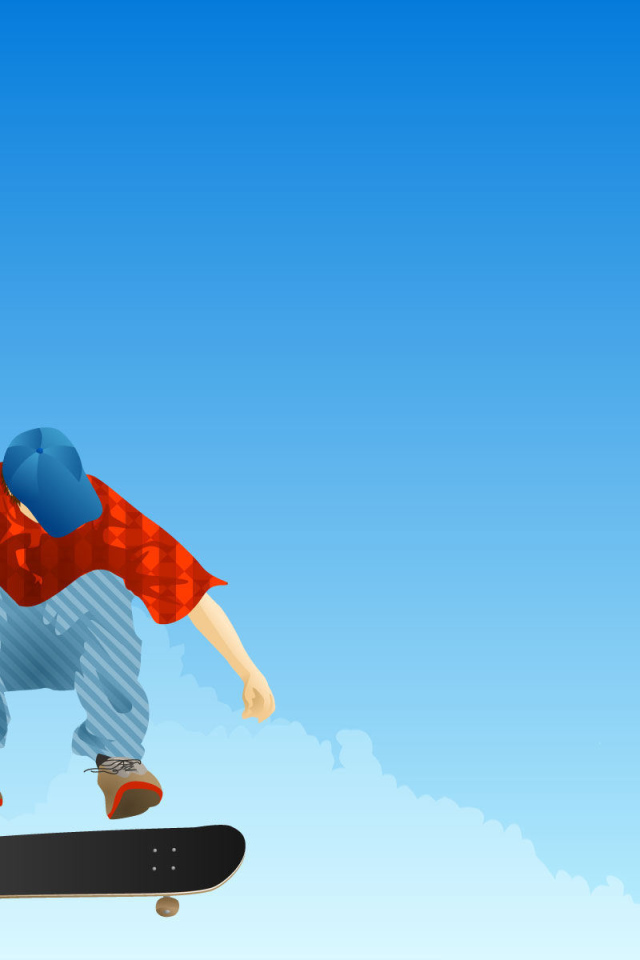 Прыжок на скейтборде