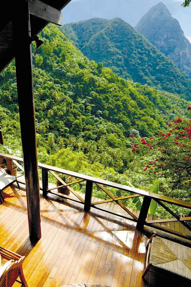 Балкон в доме у моря