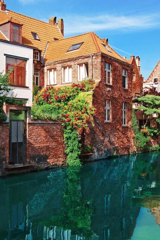 Цветущий город Брюгге, Бельгия