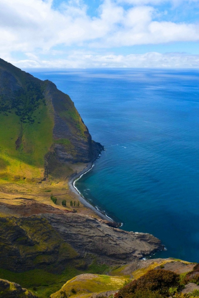 Океанское побережье в Чили