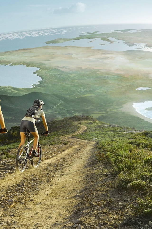 Велосипедная прогулка в Африке