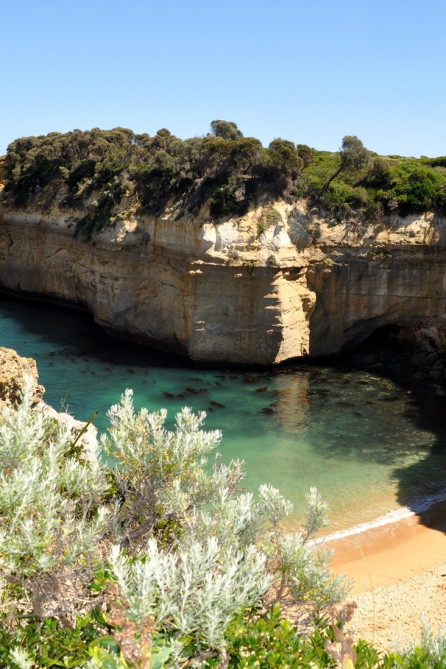 Обрывистые берега в Австралии