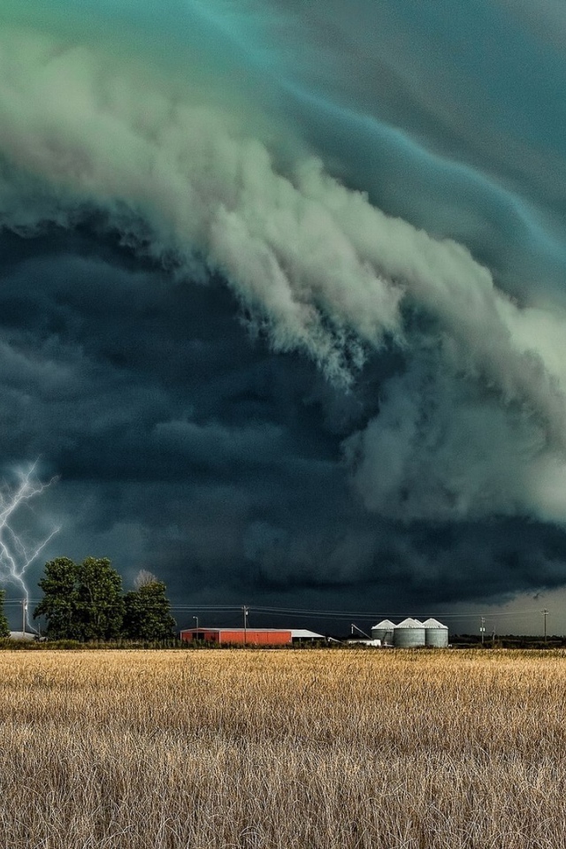 Буря в Гранд-Прери. Канада