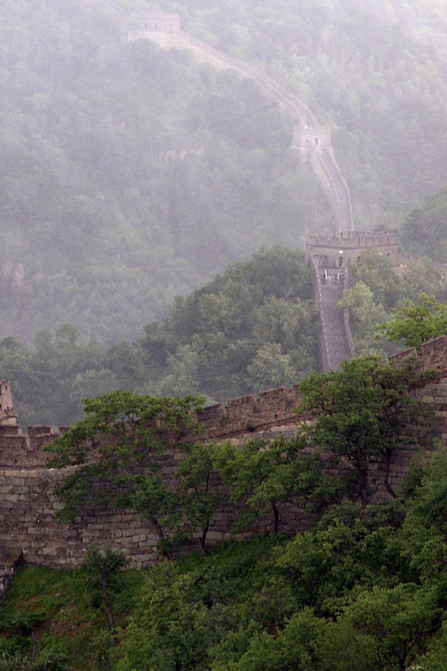 Фрагмент Великой китайской стены