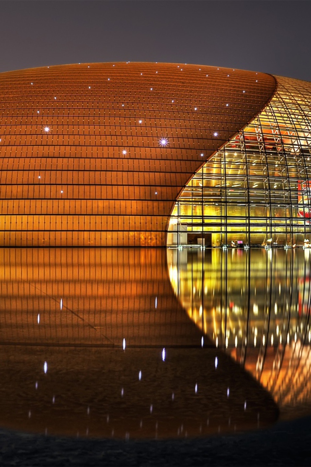 Современная архитектура стадиона в Китае