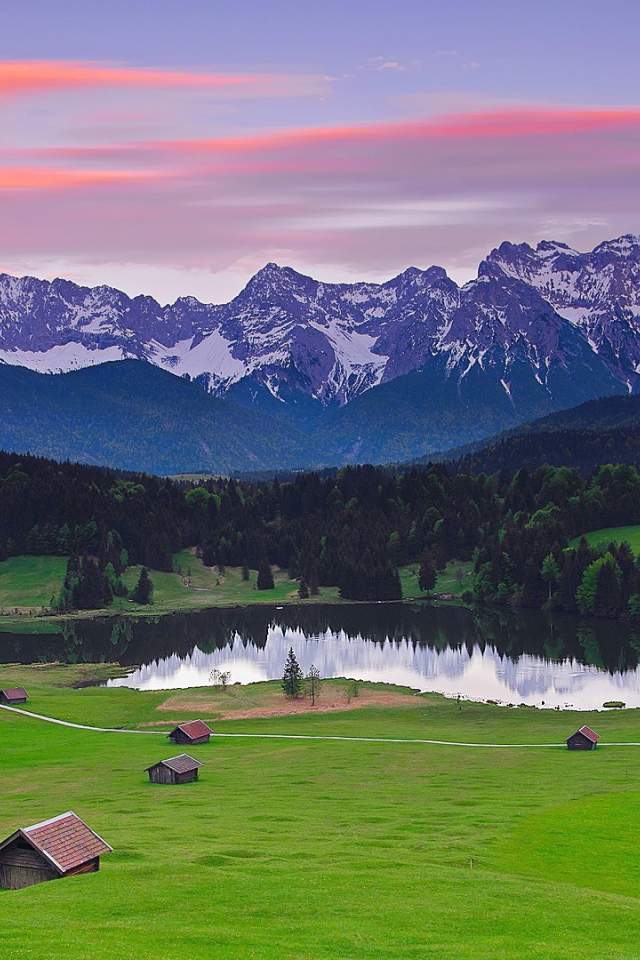 Сказочные Баварские Альпы, Германия.