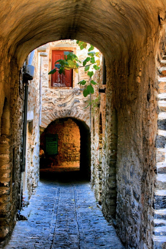 Проход для пешеходов, остров Хиос Греция