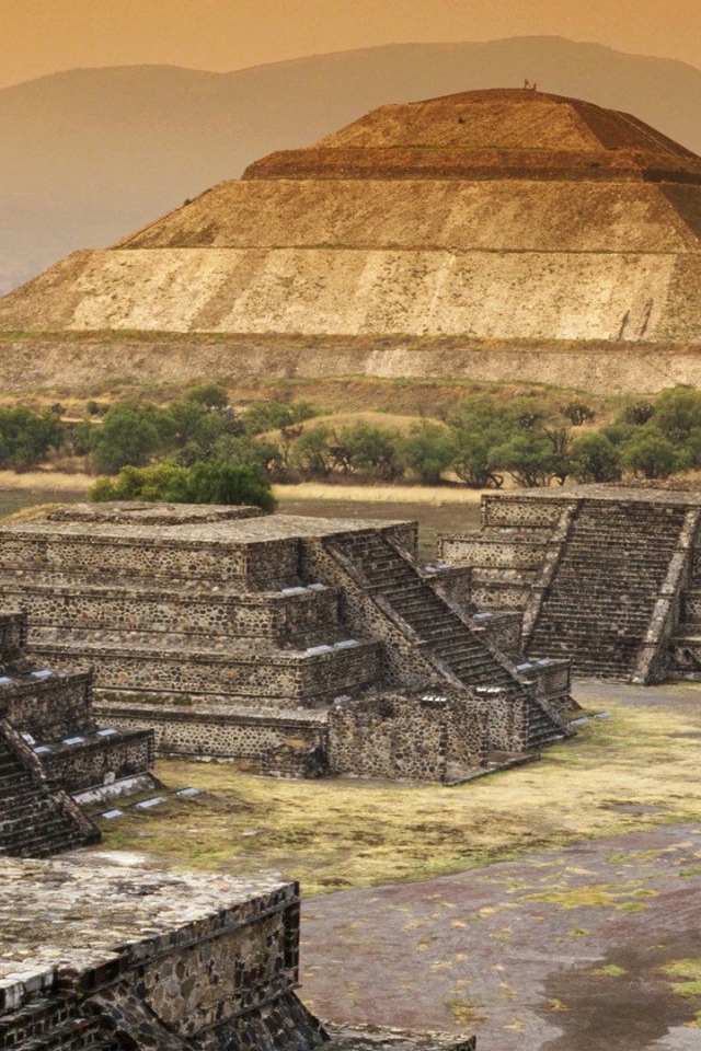 Пирамида Солнца. Теотиуакан, Мексика